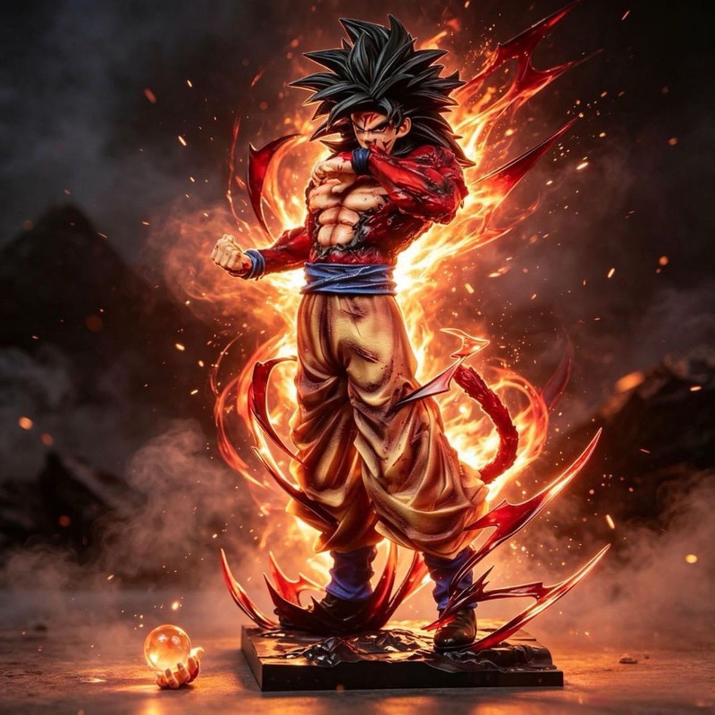 Resin Art Dragon Ball Z - 34cm LK Son Goku Model Dragon