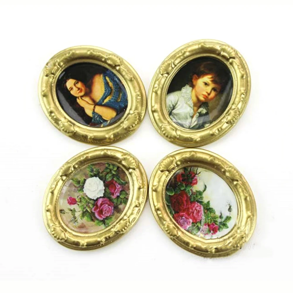Resin Art Photo Frame - 1/12 Dollhouse Miniature Photo Frame Mini