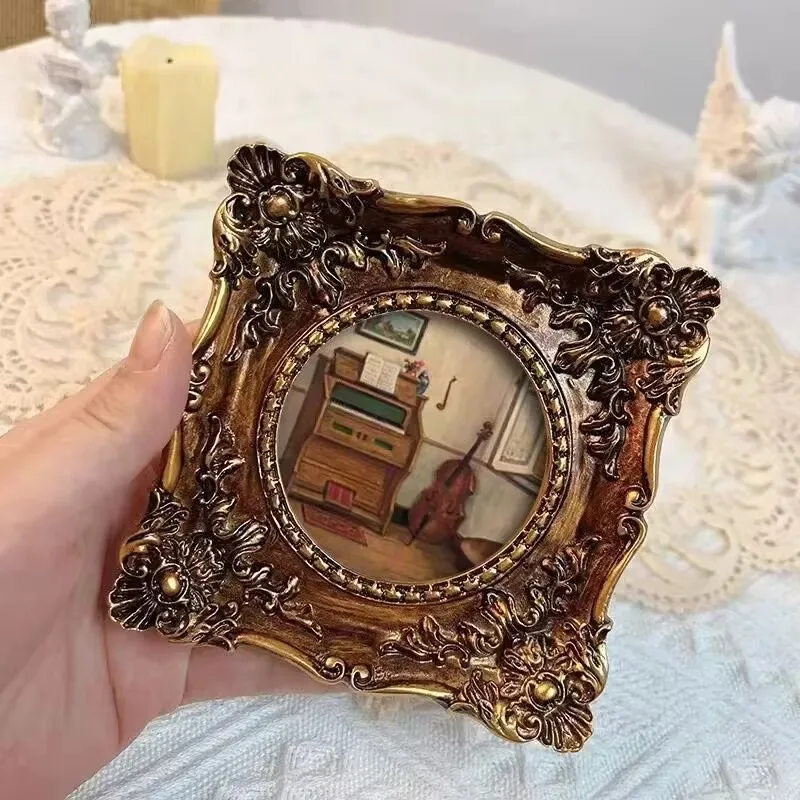 Resin Art Floor - Retro Cute Relief Picture Frame Craft