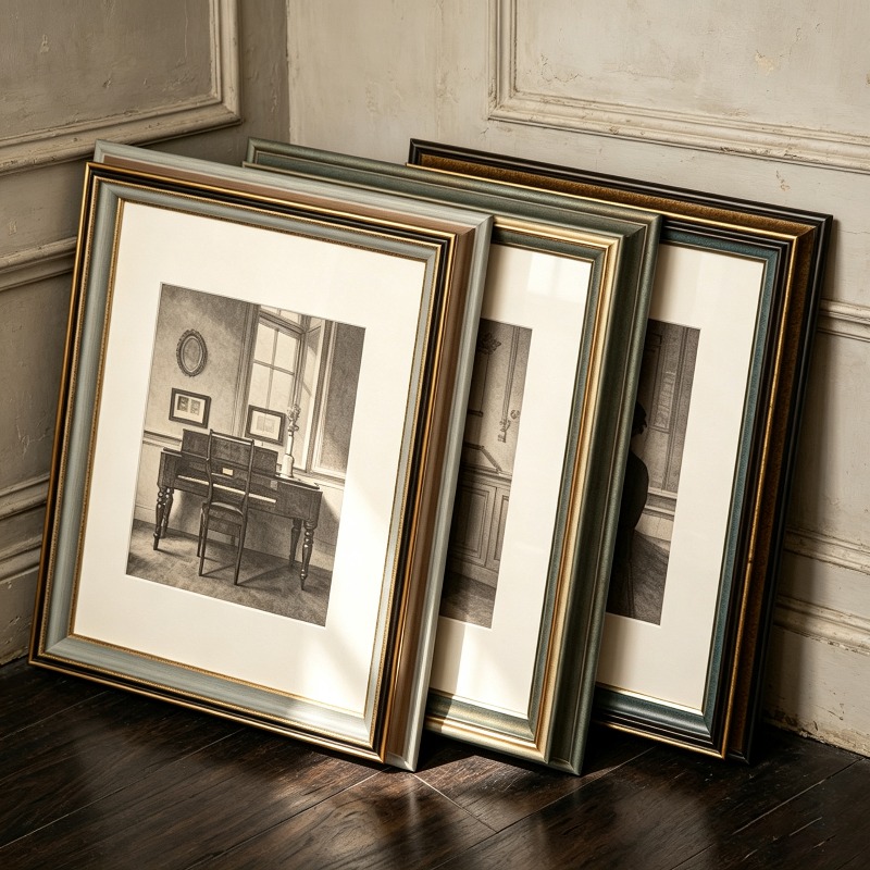 Resin Art Photo Frame - Vintage Picture Frame A4 6‑10 Inch