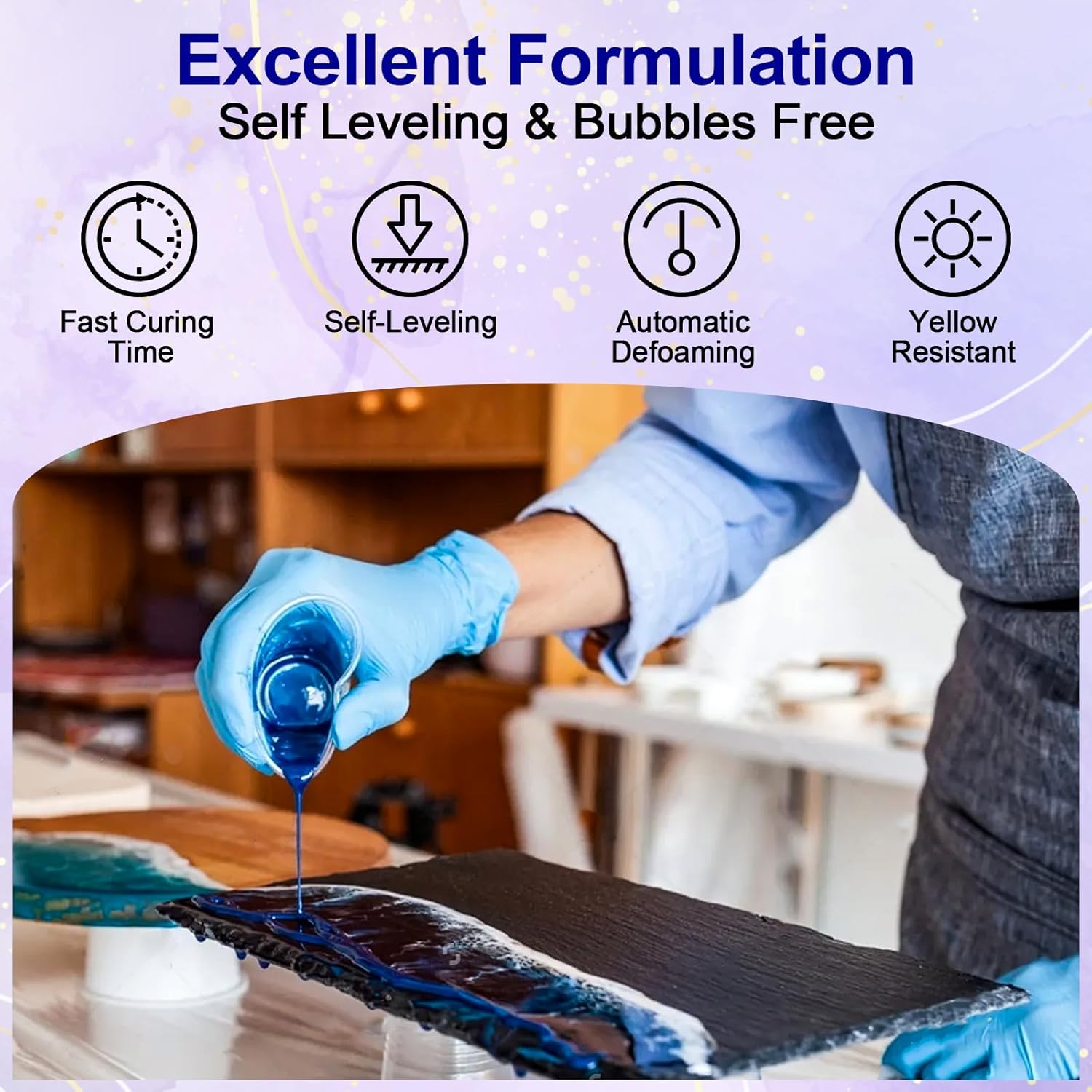 Crystal Clear Epoxy Resin Set  - Resin Art Epoxy review and price