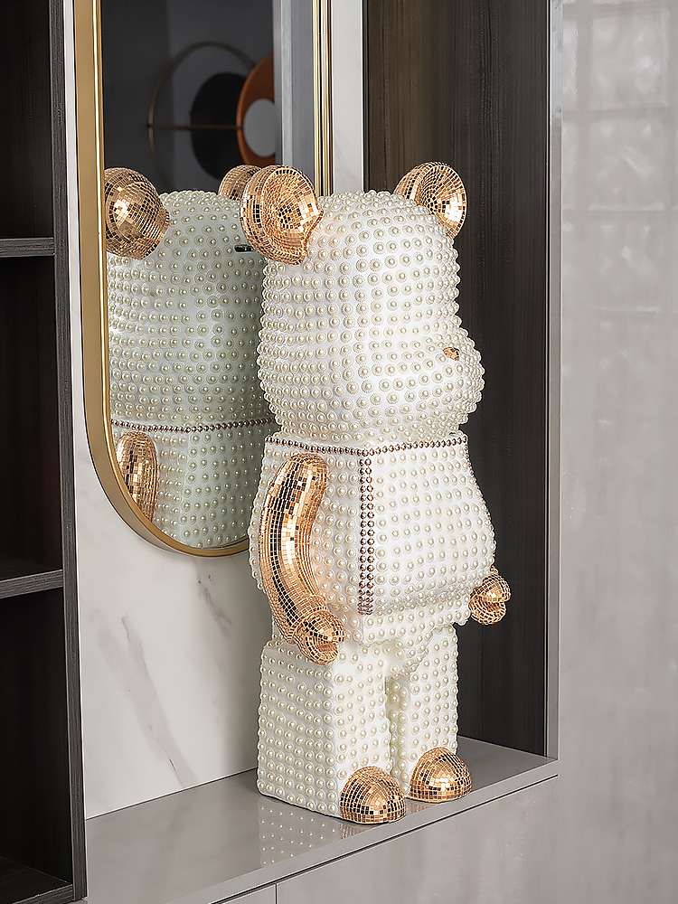 Cartoon Bear Ornament Home Dec - Resin Art Floor review and price