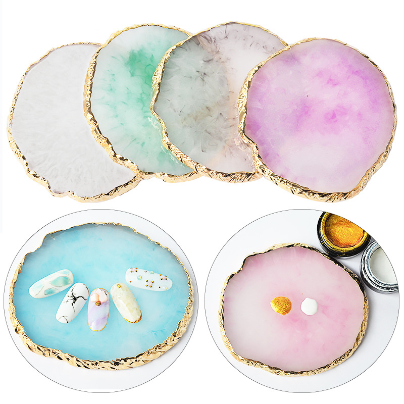 6 Round Resin Onyx Stone Nail  - Resin Color Paste review and price