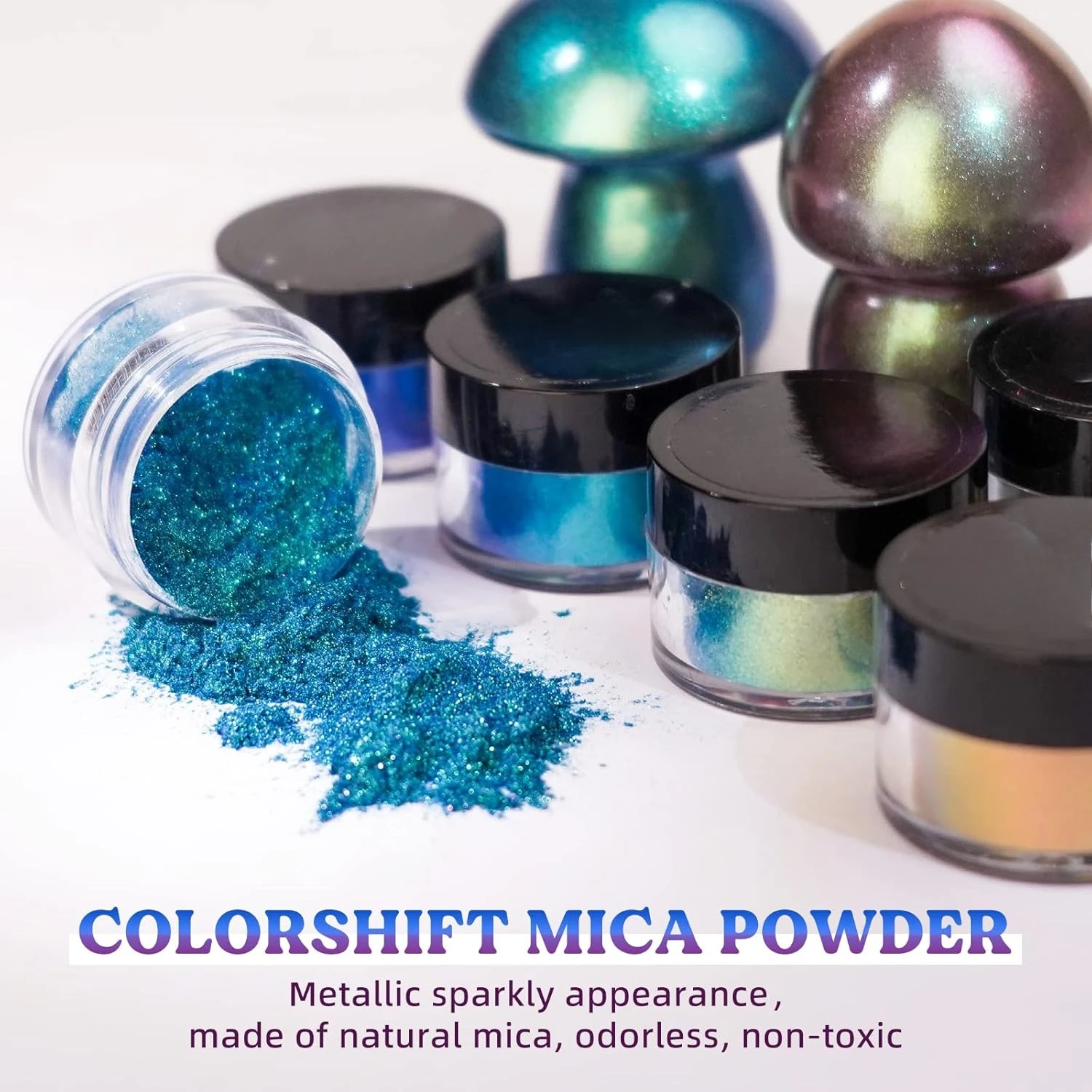 18-Color Chameleon Mica Powder - Resin Color Paste review and price