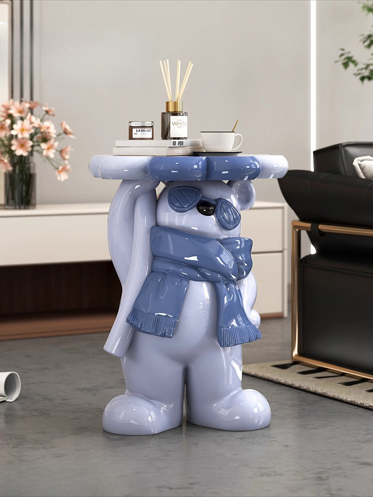 Home Decor Bear Statue Side Ta - Resin Art Floor review and price