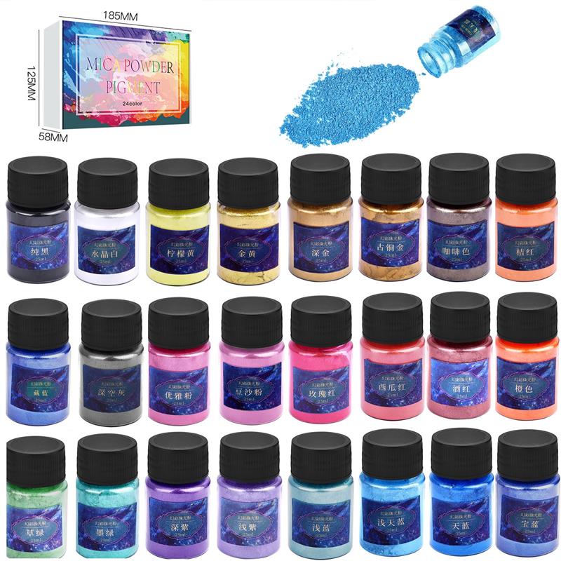 24Colors Epoxy Resin Dye Mica  - Resin Color Paste review and price