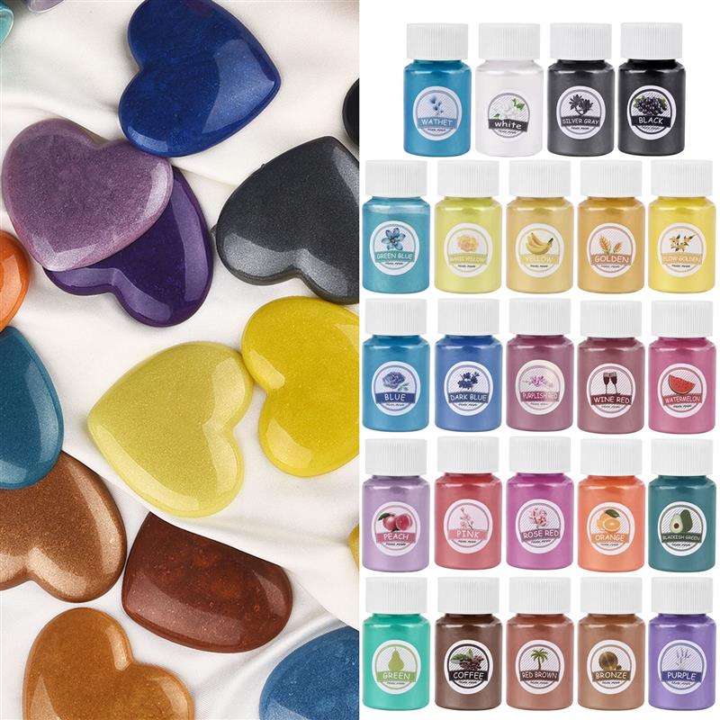 24Colors Epoxy Resin Dye Mica  - Resin Color Paste review and price