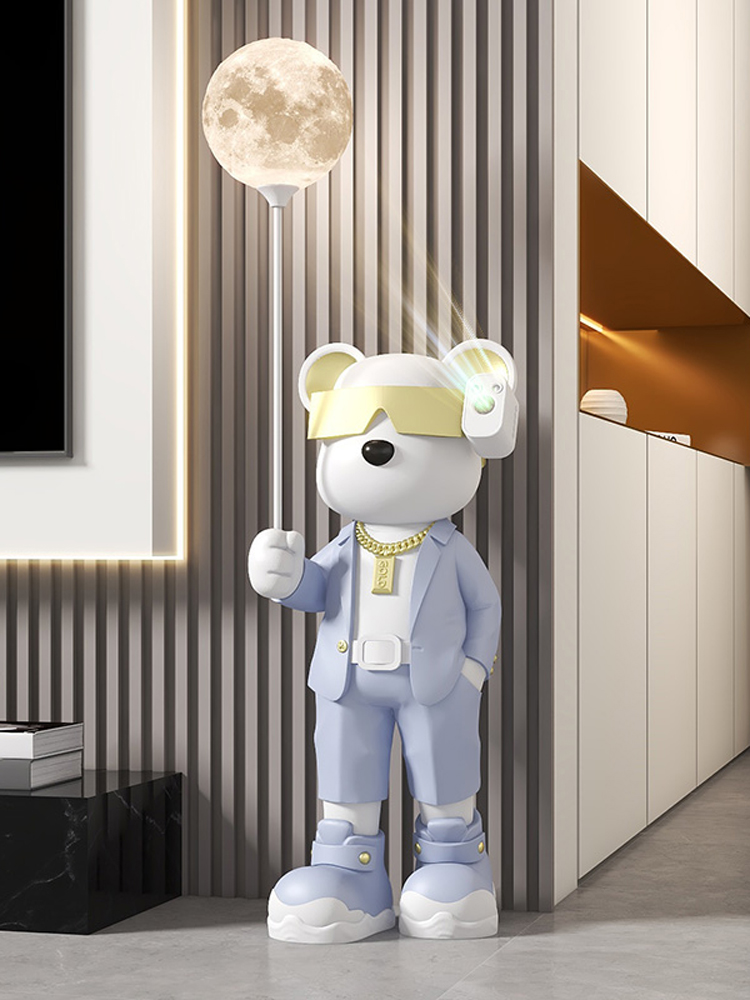 Home Decor Luminous Bear Statu - Resin Art Floor review and price
