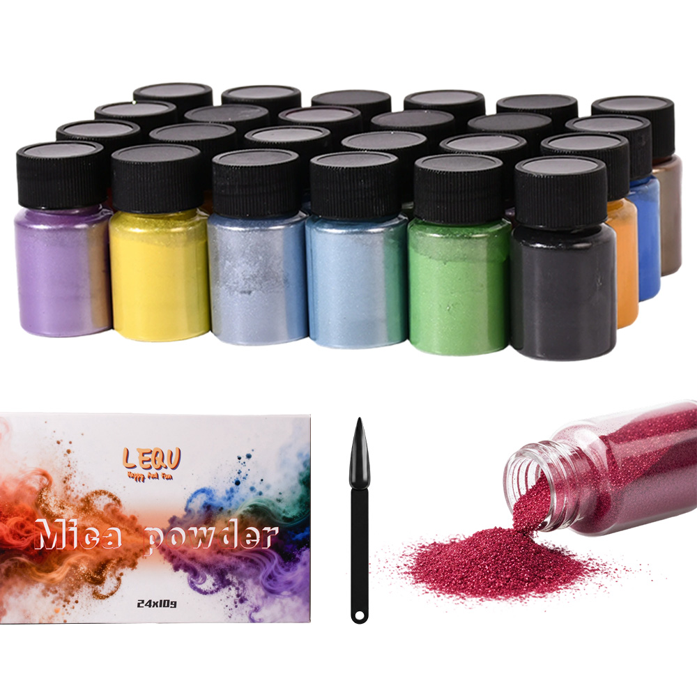 24-Color Chameleon Mica Powder - Resin Color Paste review and price